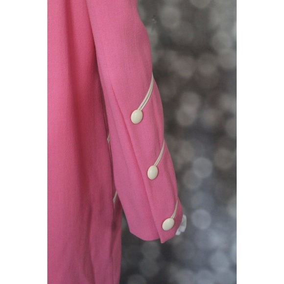 🌟Vintage🌟 1960's Galanos Mid Mod Crepe Dress - Picture 5 of 7